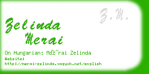 zelinda merai business card
